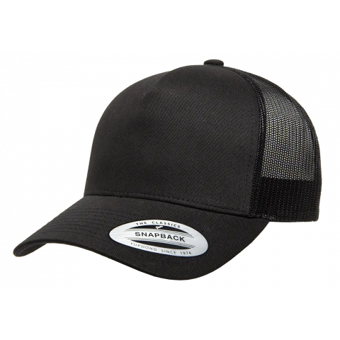 Кепка FlexFit 6506 Retro Trucker - Black